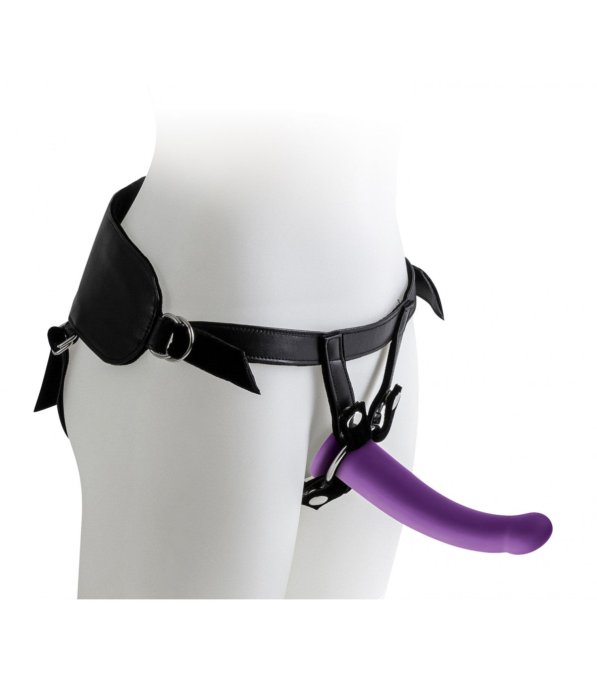 IMBRACATURA CON DILDO VIOLA TAGLIA L
