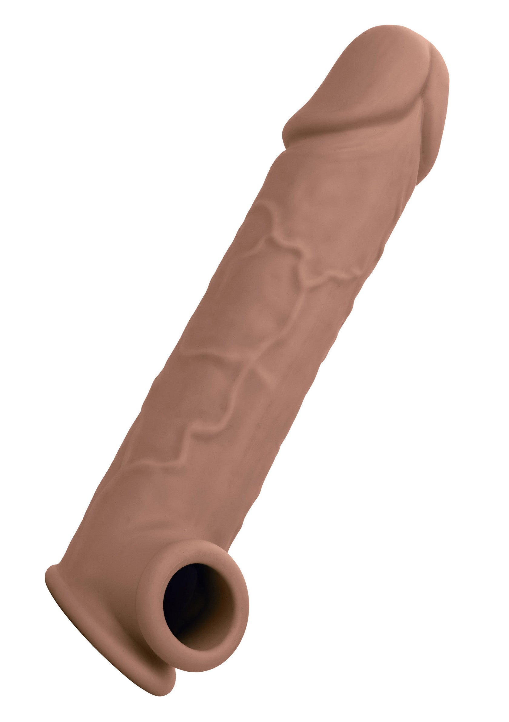 Extension realistiche da 8 pollici, marrone